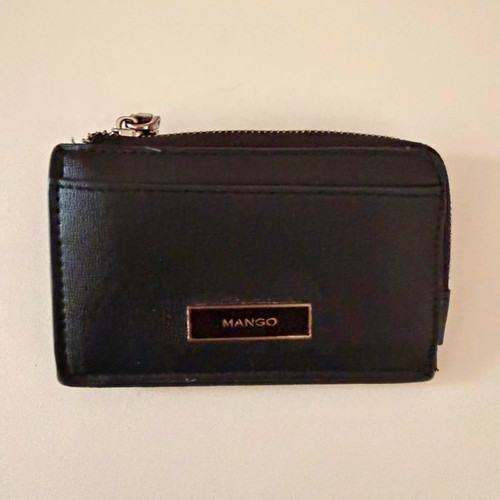 Mango black faux leather - mango,