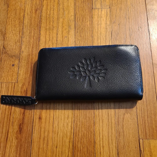 Mulberry leather zip around - mulberry, zip-around