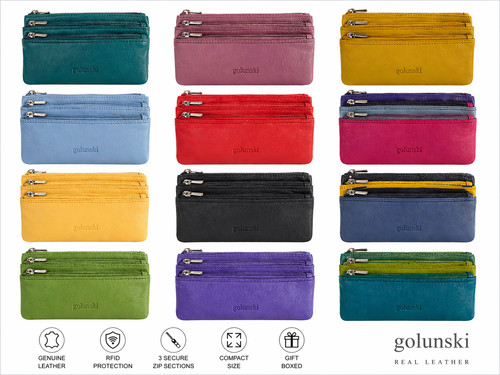 Golunski leather coin purse - coin,