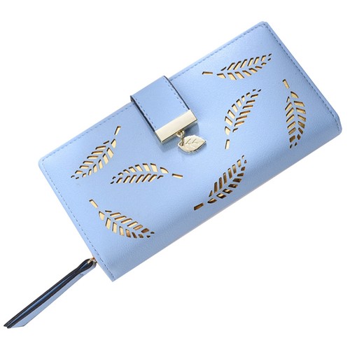 Reusable sky blue women wallet - reusable,