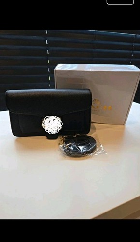 Women black leather wallet - women’s,
