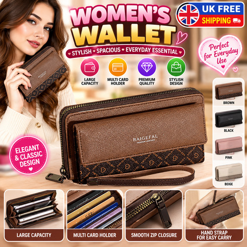 Classic women wallet long - wallet,