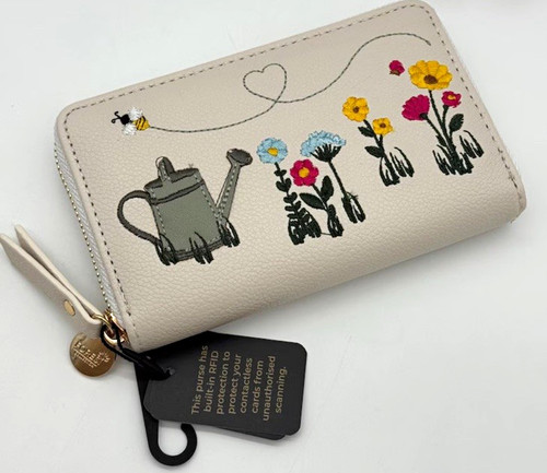 Embroidered rfid protected - embroidered,