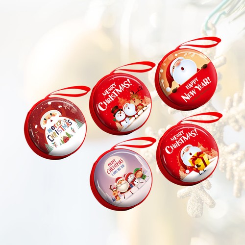 5pcs christmas coin - 5pcs,