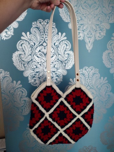 Handmade crochet granny square - crochet,