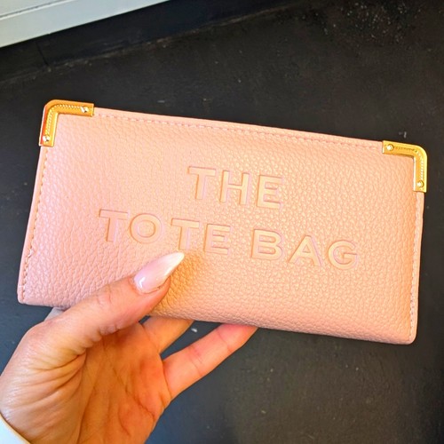 Pink faux leather zip - pink, long