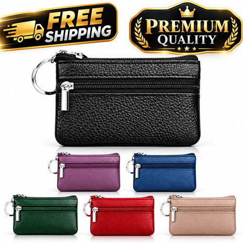 Women key ring leather mini - key,
