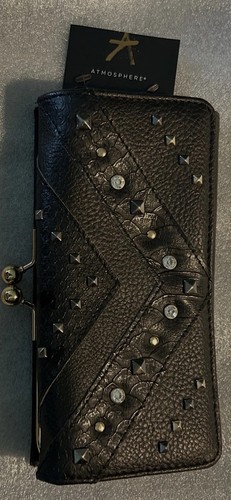 Large wallet purse black - large,