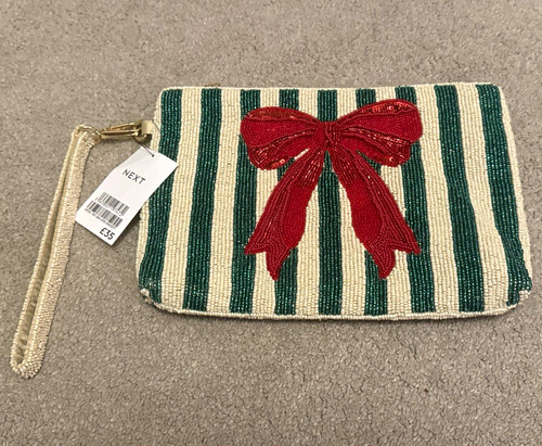 Next beaded striped wristlet - beaded,