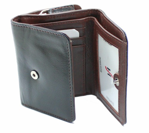 Women rfid real leather money - leather,